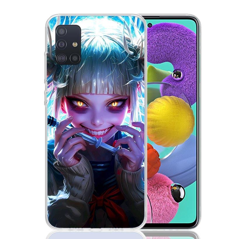 Чехол для телефона Himiko Toga My Hero Fashion для Samsung Galaxy A52 A32 A22 A12 A02S A50S A30S A51 A31 AA71 Note 20 Ultra 10 S10 Plus