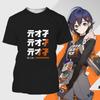MiHoYo Game Zenless Zone Zero Print Men T-shirt ZZZ Role Wise Belle Graphic T Shirt Harajuku O-neck Women Short Sleeve Tees