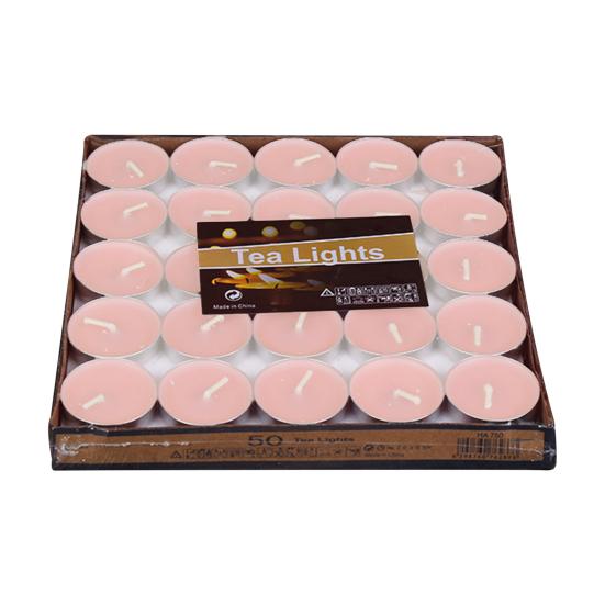 50 шт., привлекательный реквизит для чайной свечи, круглый/в форме сердца, сцена, сплошной цвет, без запаха, вечерние декоративная свеча