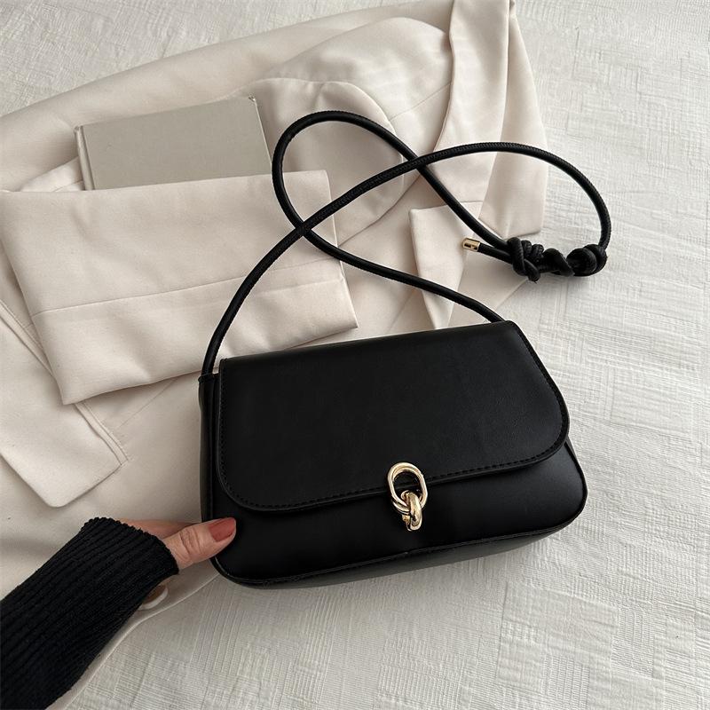 Новая модная сумка подмышкой для женщин, модная простая ретро-небольшая квадратная сумка, персонализированная модная сумка через плечо на одно плечо