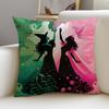 Magical WWickedS Cushion Cover Breathable and skinfriendly linen pillowcase square removable and washable cushion