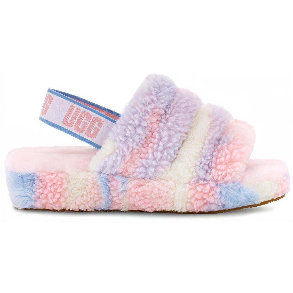 UGG Шлепанцы Fluff Yeah Slide Cali Collage Женские 1120070-PSTR