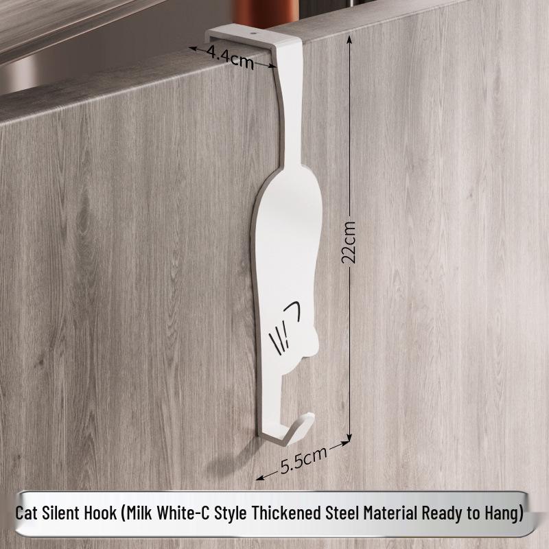 Настенная вешалка для пальто и одежды без сверления: Прочный крючок для хранения для спальни и ванной комнаты