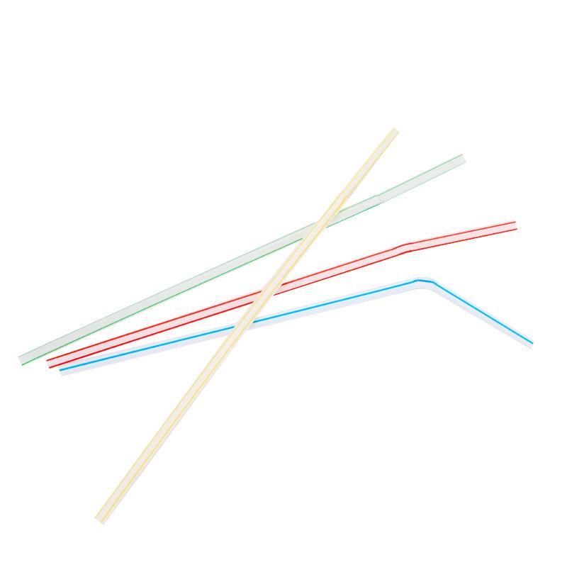 Красочные гибкие одноразовые пластиковые трубочки для соевого молока - пищевые полипропиленовые трубочки