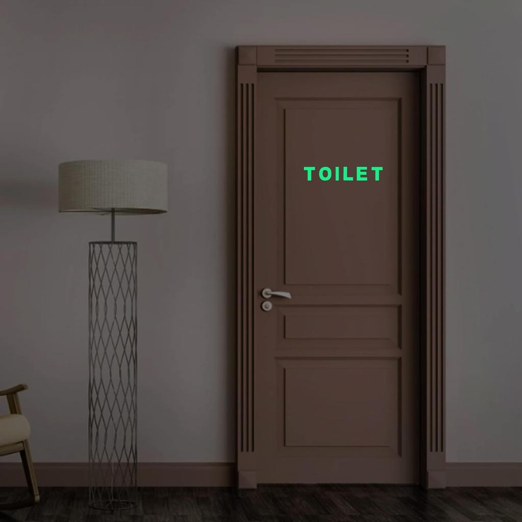 TOMALL 84 шт. Светящиеся в темноте алфавитно-цифровые светящиеся наклейки Набор букв алфавита и цифр Ночная безопасность Светящиеся наклейки Аксессуары DIY для почтового ящика