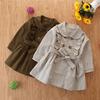 Toddler Kids Baby Girls Long Sleeve Trench Coat Windbreaker Jacket Outwear