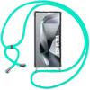 Protective Case - BOOLING - for Samsung Galaxy S24 Ultra - Flexible - Silicone - Transparent, Turquoise