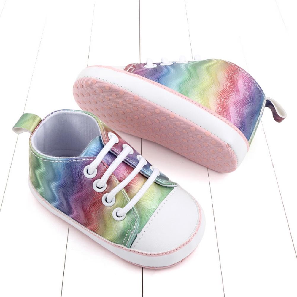 Нескользящая повседневная обувь для маленьких мальчиков и девочек, кроссовки для малышей, первые ходунки на мягкой подошве для малышей