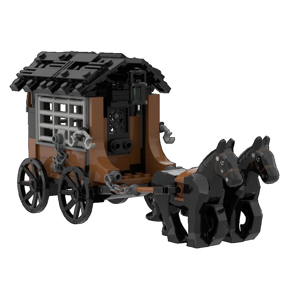 Средневековая хижина ведьмы Строительные блоки MOC Режим Бутылка с волшебным зельем Кухня ведьмы Стол для картографии Игрушки Кирпич Подарок