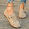 2025 Summer Hot Sale Round Toe Women's Soft Bottom Flats Classics Buckle Outdoor Flats for Women Daily Plus Size Shoes Zapatos