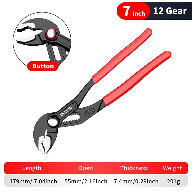 1 шт. многофункциональные щипцы для водяного насоса, универсальные гаечные ключи с широкими быстро регулируемыми отверстиями, ключ для водонагревателя