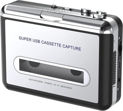 Портативный кассетный MP3 USB-плеер, Конвертер кассетных лент в CD, Цифровизация, Японское руководство пользователя, Гарантия