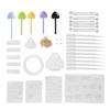 141Pcs DIY Crystal Epoxy Tool Set Pendants Jewelry Crafts Hand made Silicone Molds