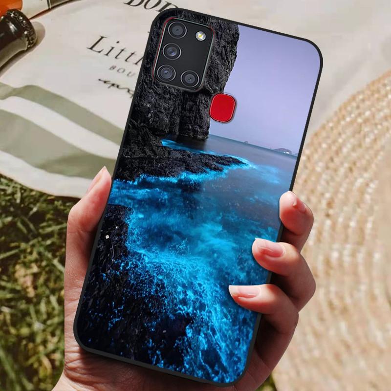 Чехол для Samsung A21S Чехол для телефона Силиконовый Мягкий ТПУ Задняя крышка для Samsung Galaxy A21S Чехол A 21S A21 S A217F Fundas Бампер