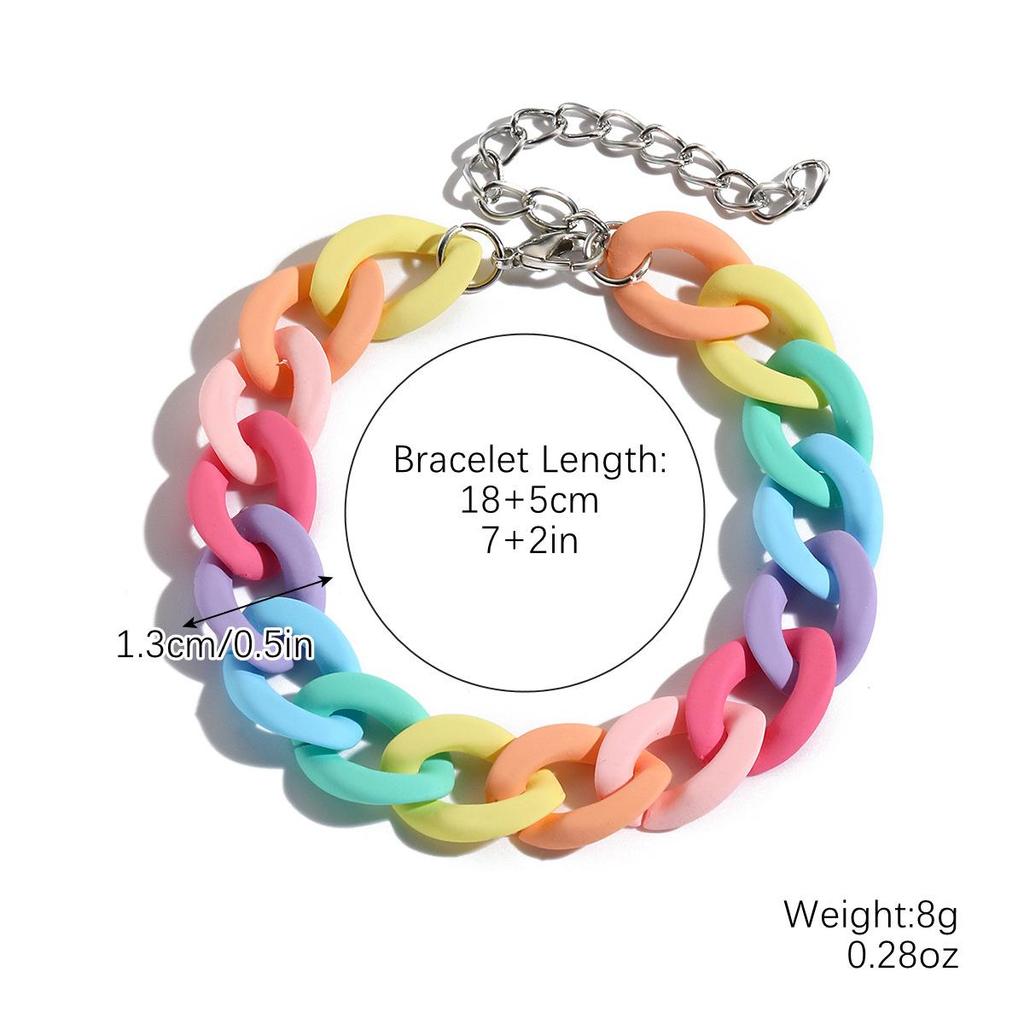 Набор браслетов в стиле бохо с розовыми буквами в форме сердца и разноцветными бусинами