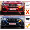 Для BMW X4 F26 Обычная версия 2014-2018 Передний бампер Левый Правый Крышка форсунки омывателя фары 51117389892 Автозапчасти