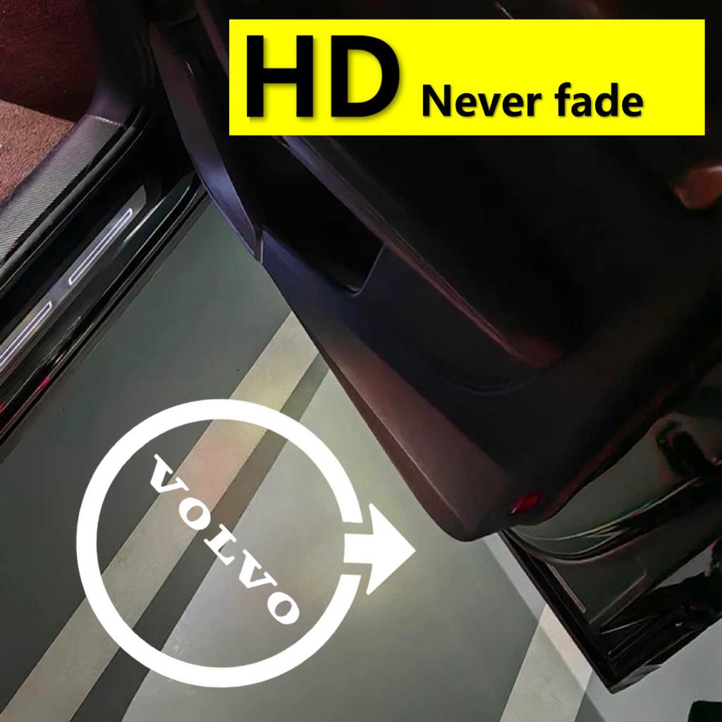 2pcs HD For Volvo Rdesign XC40 XC90 XC60 S90 S60 S80 V40 V90 V60 Accesorios Car Door Light LED Welcome Laser Projector Logo Lamp