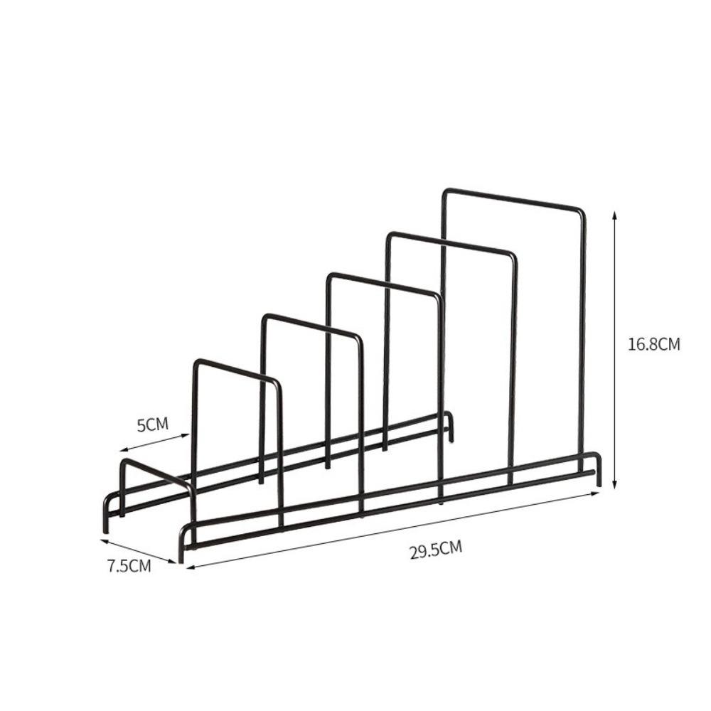Многоуровневая кухонная полка-органайзер, стойка для хранения крышек для кастрюль, нержавеющая доска для разделки