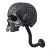 594E Motorcycle Helmet Rack Helmet Holder Skull With Beard-Helmet Rack Wall Mount Helmet Display Stand for Jacket Hanger