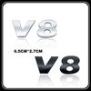 SVLHP1 ABS Хромированная Наклейка на Автомобиль V6 V8 Шильдик Задний Значок Наклейка Для VW Touareg TDI Автоаксессуары