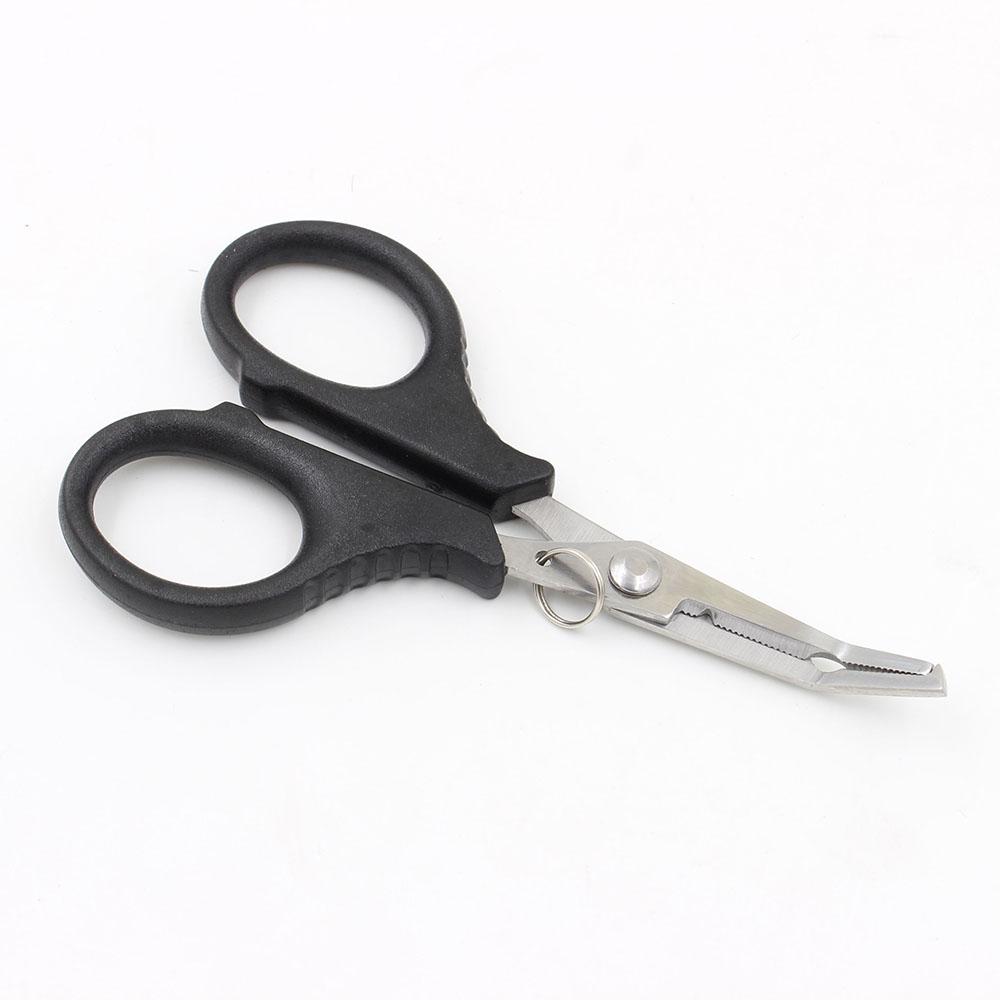 Stainless Steel Survival Hook Fishing Scissors Tackle Tool Kits Lure Bait Scissor Fishing Tools