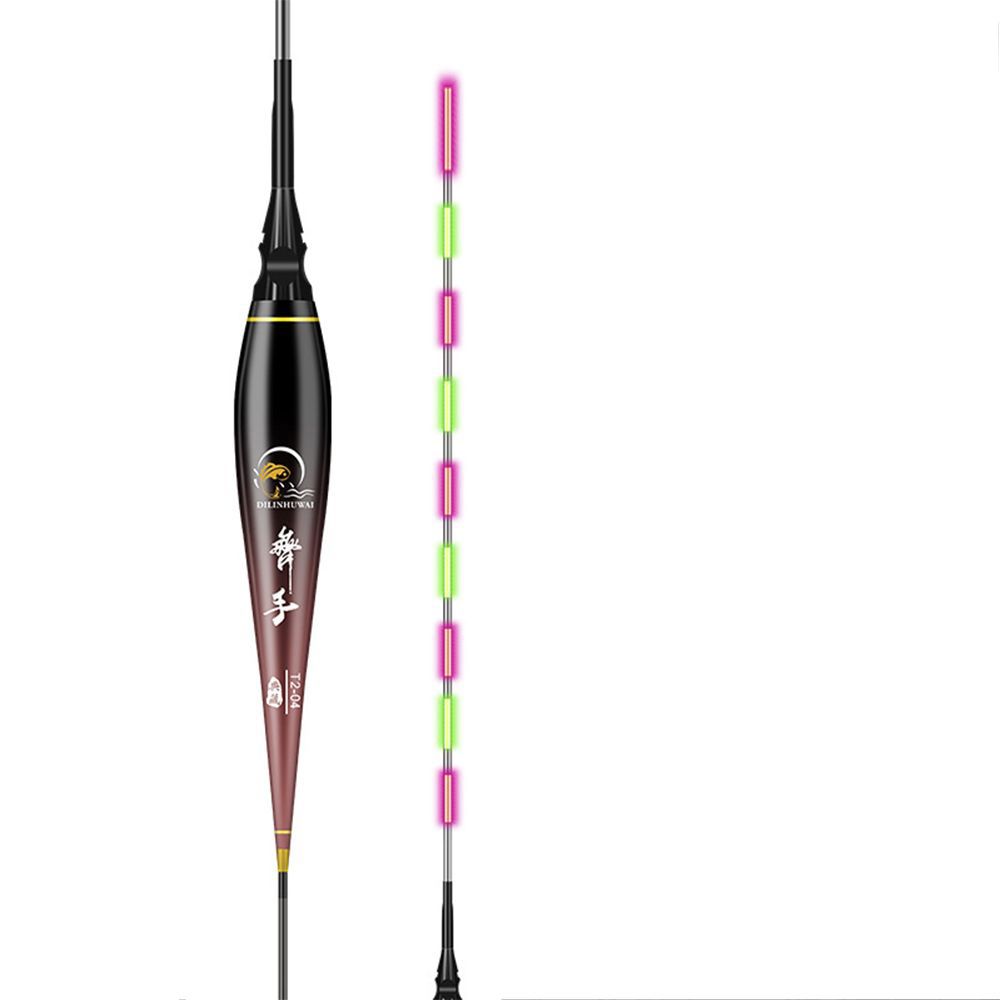 Nano Glowing Night Electric Fishing Float Fishing Float Tube Fishing Bobber LED Fishing Float
