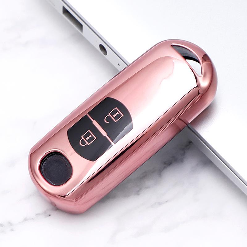 Чехол для дистанционного ключа из ТПУ для автомобиля, брелок для Mazda 2 3 5 6 BL BM GJ Atenza Axela Demio CX-3 CX3 CX-5 CX5 CX7 CX-9 CX8 без ключа