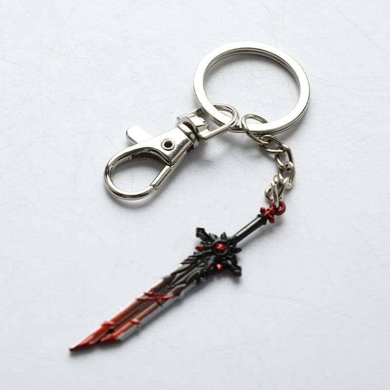 Брелок Genshin Impact с мечом Genshin Косплей Оружие Skyward Blade Брелок