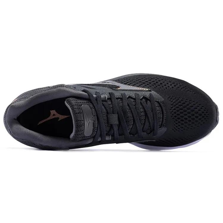 Mizuno Womens Wave Rider 23 'Black' (women's sizes) Black / White / Grey Running Shoes J1GD190351
