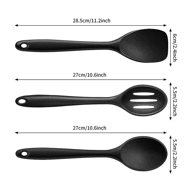 Пищевой силиконовый кухонный совок для кастрюли, термостойкий, гибкий, антипригарный, для приготовления пищи, выпечки, смешивания, кухонной посуды, утвари