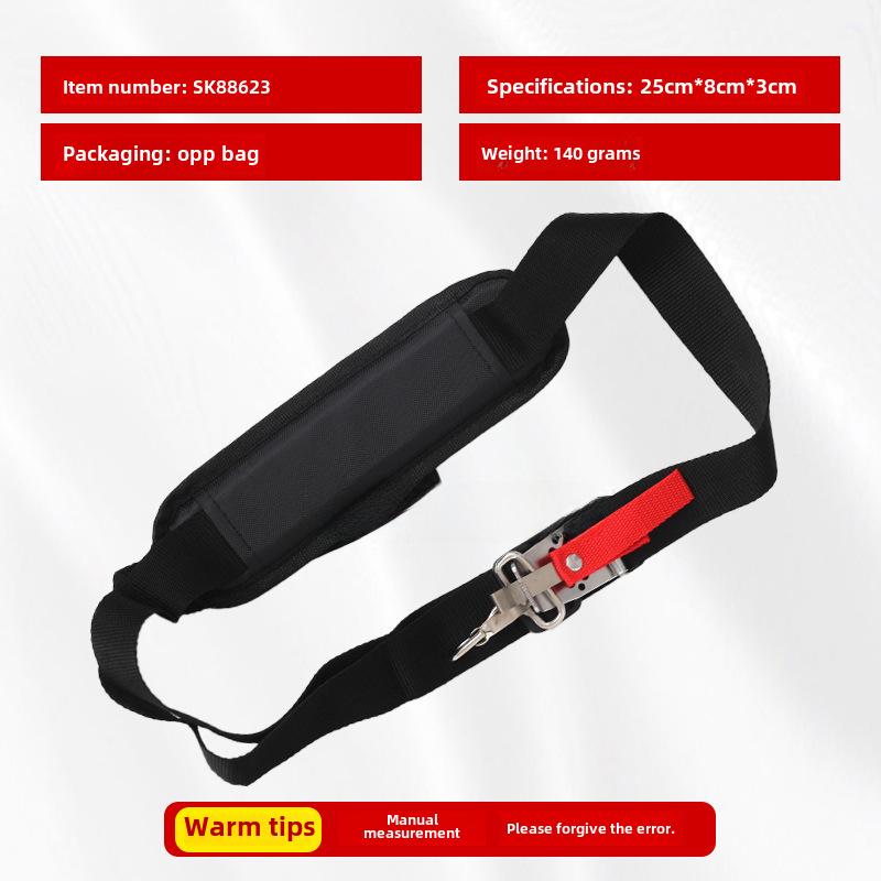 Dual-Shoulder Thickened Strap for Lawn Mower & Brush Cutter Accessories