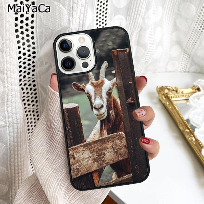 Чехол для телефона с козами Для iPhone 17 Air 16 16e 15 plus 11 12 13 14 pro max корпус coque
