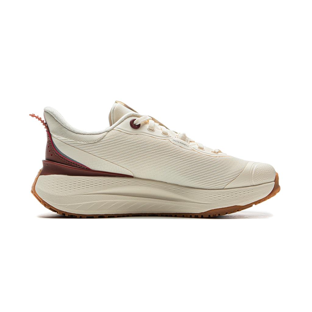 Li Ning SOFT PLUS Амортизация Нескользящие Износостойкие Увеличивающие рост Низкие Повседневная Обувь Женская Кремовый AGLV004-1