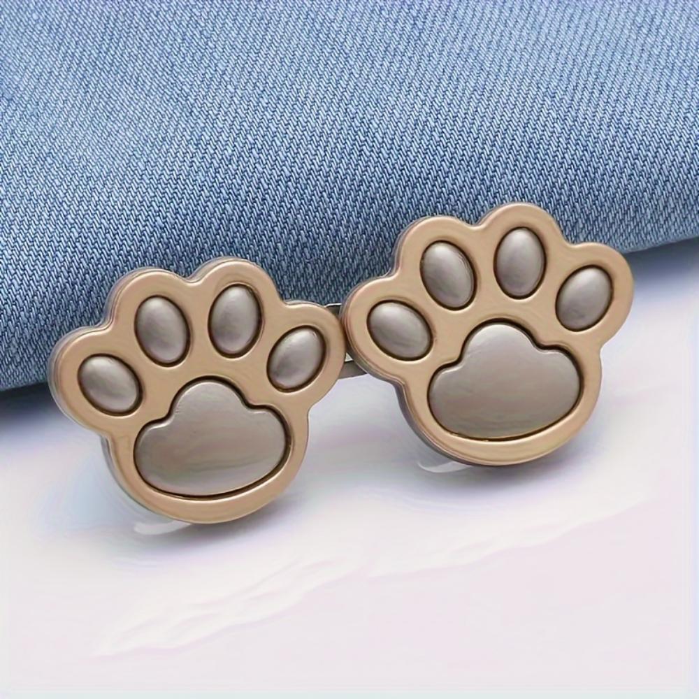 Cute Cat Claw Waist Buckle Pair, Removable Nail-free Seam-free Waist Button, Waist Circumference Large Change Small Waist Button - Waist Fit Artifact