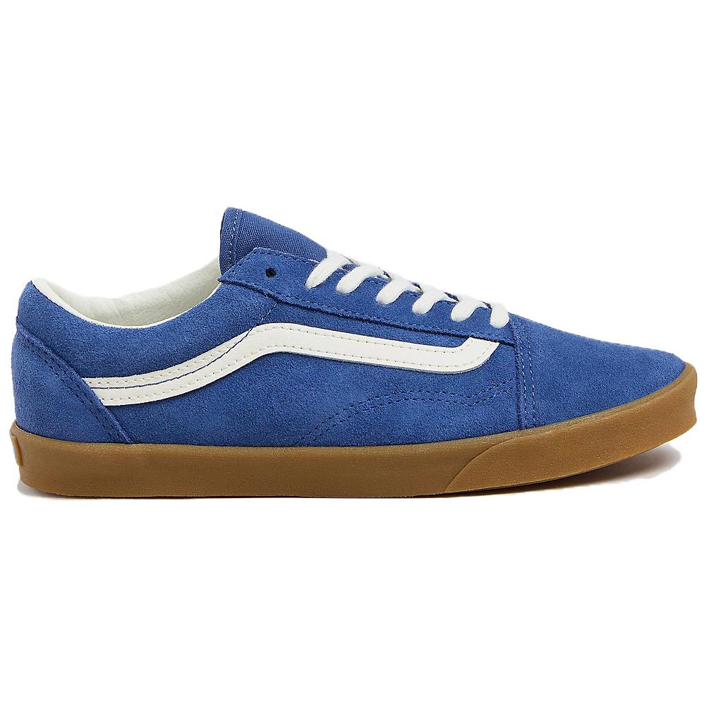 Vans Old Skool Lowpro Темно-синие с резиновой подошвой Мужские кроссовки Резиново-коричневые VN000D0ENGM