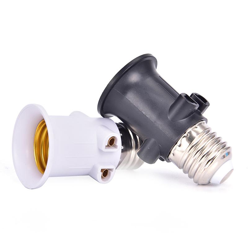 Pbt Fireproof E27 Bulb Adapter Lamp Holder Base Socket Conversion With Eu Plug