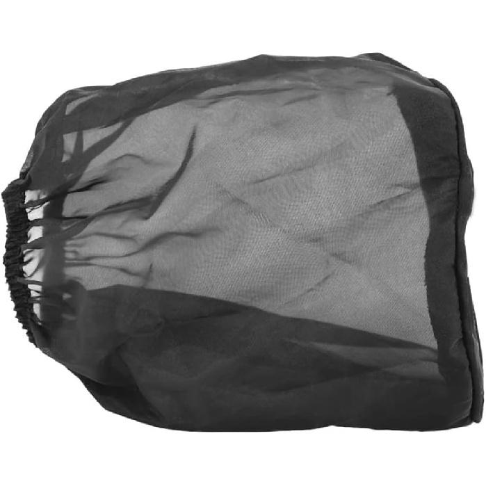 Air Filter Cleaner Kits, Motorcycle Waterproof Air Filter Rain Sock Dustproof Protective Cover Fits for Harley (Size S), Black#S
