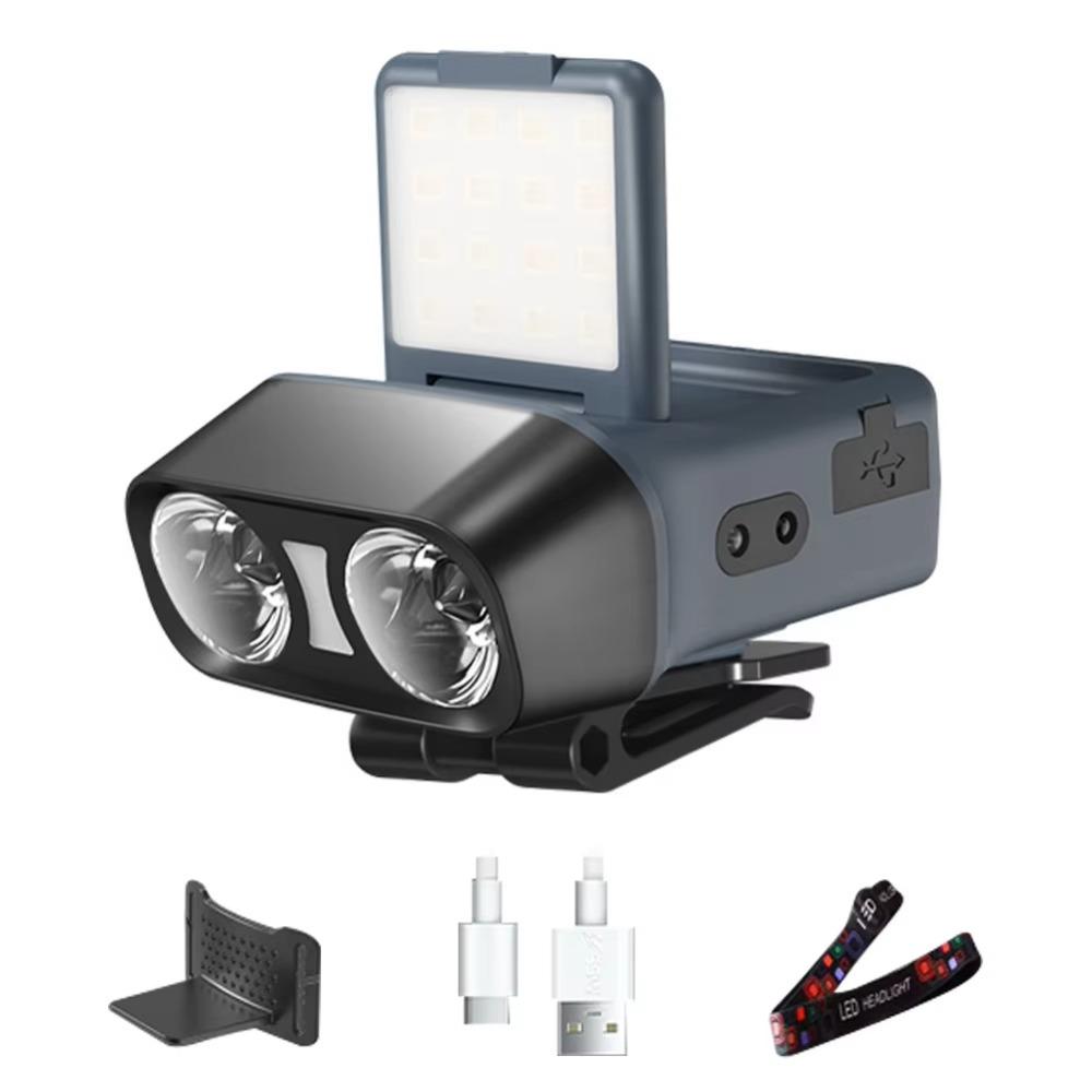 Ultra Bright Sensor Headlamp Portable Induction Fishing Headlight Hanging Camping Light  Camping