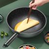 Каменная сковорода Wok Maifan, антипригарная посуда, бытовая индукционная плита вок, бездымная посуда