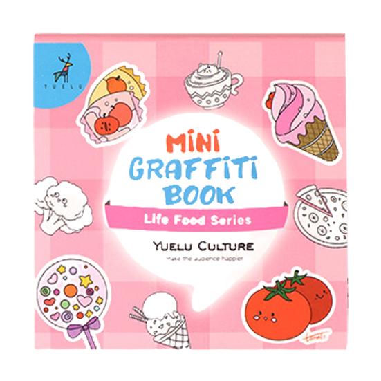 Kids Doodle Book Kids 5 Themes 50 Pictures Stimulate Imagination Portable Mini Graffiti Book with Simple Patterns