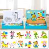 Multi Functional Magnetic Puzzle Painting Board Animal Letter Number Geometry Princess Early Education Kindergarten Boy Girl ZYF