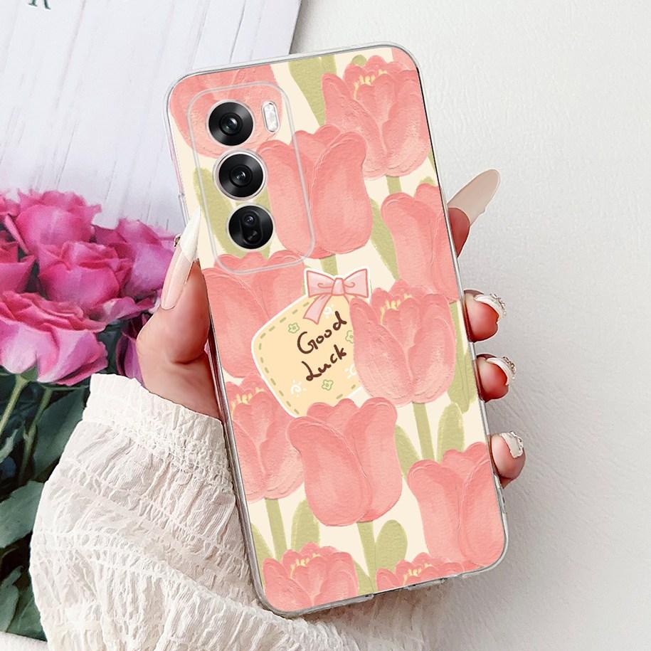 For OPPO Reno12 Pro 5G Case CPH2629 Cover Transparent Silicone Fashion Butterfly Soft Case For Reno 12 CPH2625 Reno 12Pro Fundas