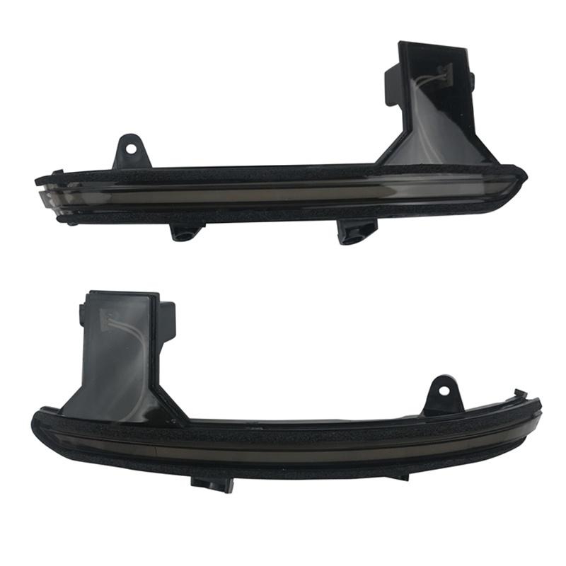 Дымчатый черный индикатор бокового зеркала заднего вида, динамический поворотник, светодиодный плавный указатель поворота для CX-5 KF CX-8 2017-2019 CX-9