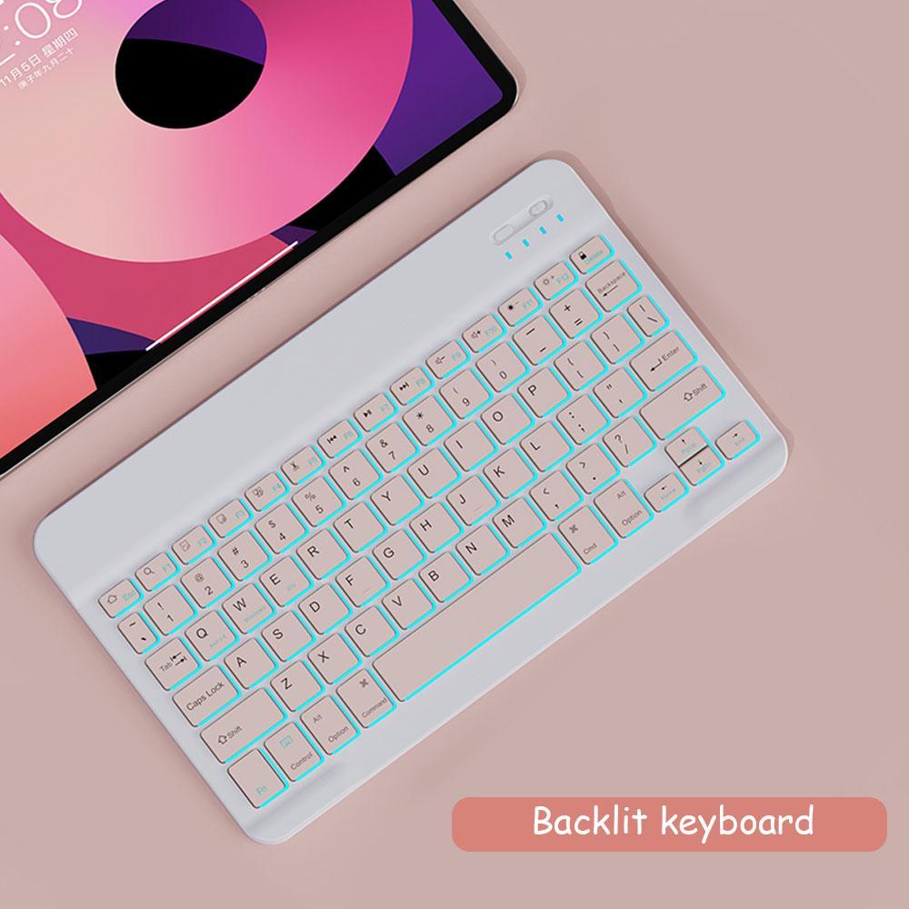 Беспроводная Bluetooth-клавиатура и мышь, русский, французский, португальский, испанский, корейский язык для Android iOS, Windows Phone, планшета, iPad