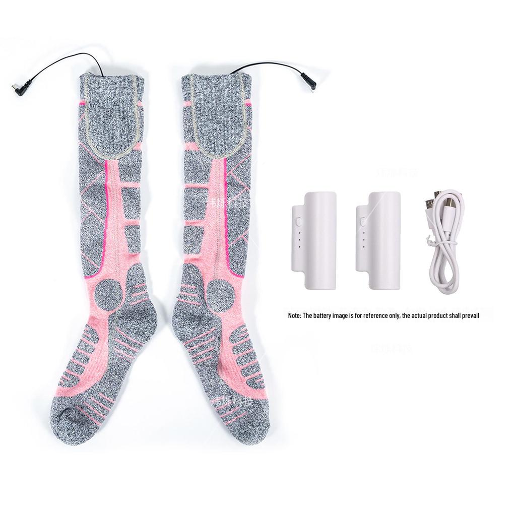 Эксклюзивные зимние носки с подогревом для мужчин и женщин - Теплые, для занятий спортом на открытом воздухе, катания на лыжах, холодостойкие