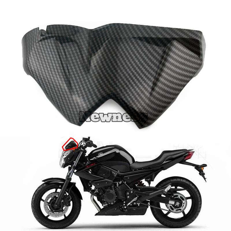 Motorcycle Body Fairings Carbon Front Bracket Side Cover Panel Cowl Fender Fairing For Yamaha XJ6 2009 2010 2011 2012