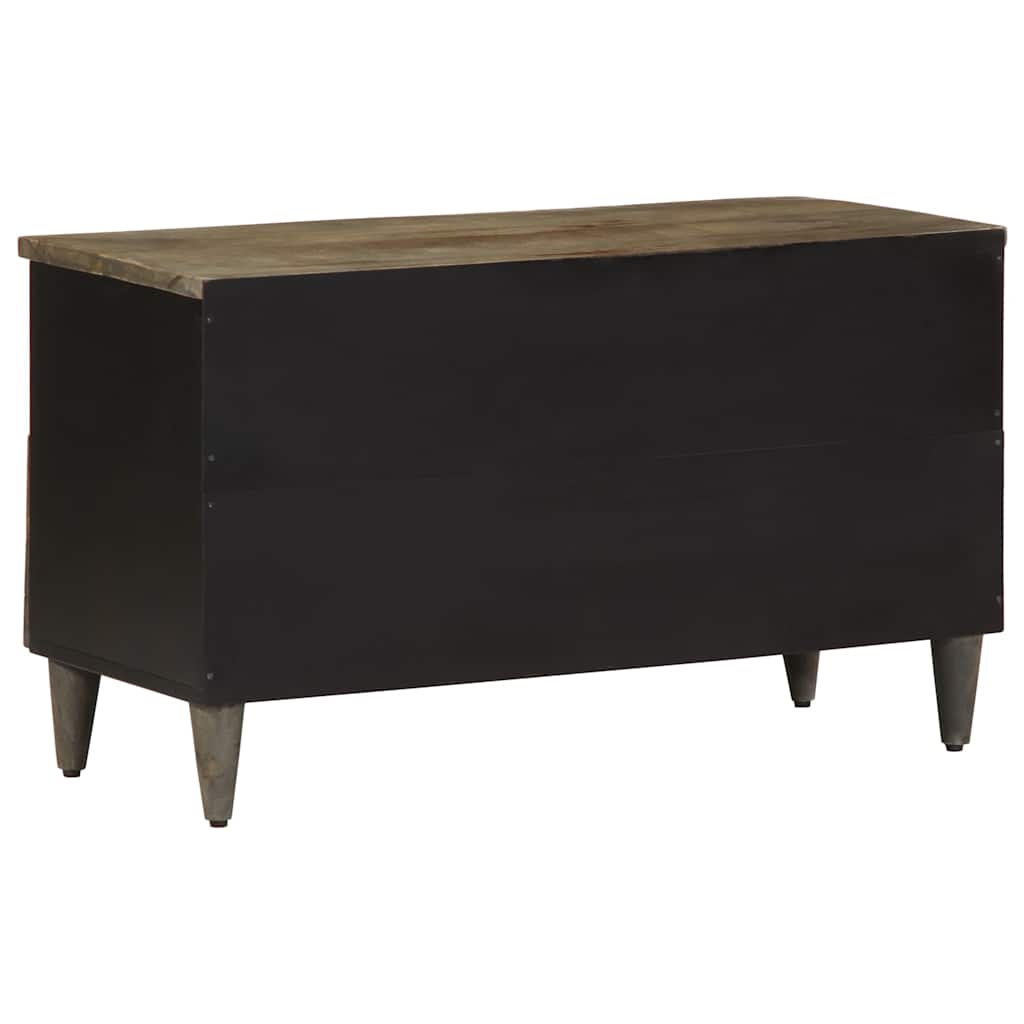 TV Stand 80 x 33 x 46 cm Solid Mango Wood