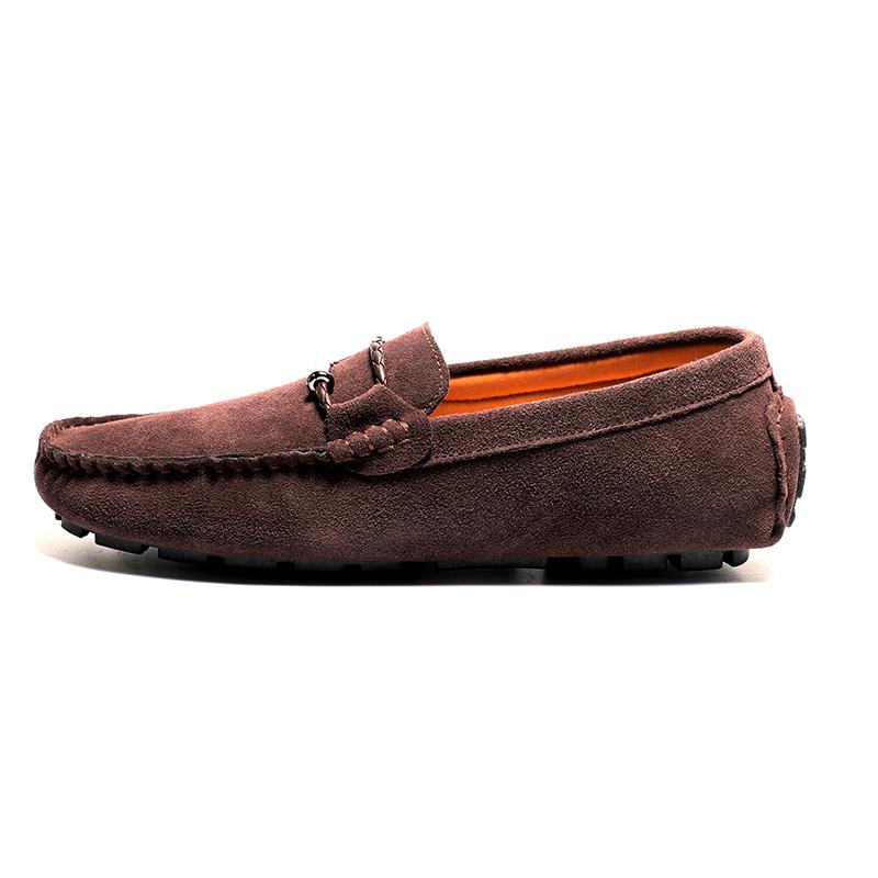 Loafers Shoes for Men Slip On Anti-Slip Flat Men Shoes Suede Moccasins Casual Sneakers Man Breathable Big Size 38-49 Lightweight