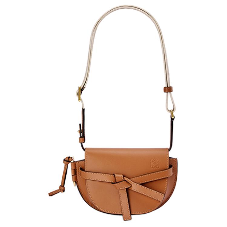 Loewe Gate Dual Mini Bag Tan Women Shoulder_bags A650N46X13-2530