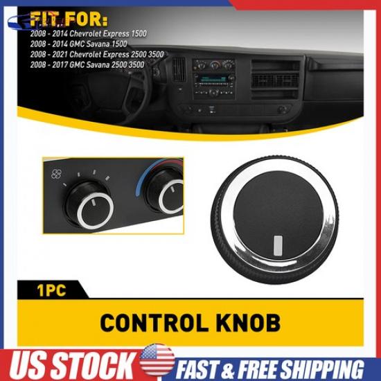 For 2008-2014 Chevrolet Express/GMC Savana 1500 A/C Heater Temp Control Knob